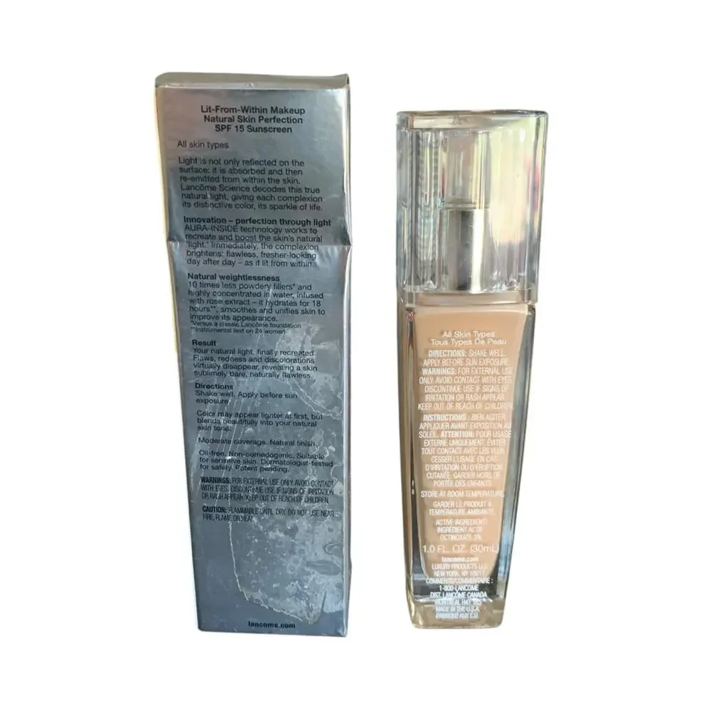Lancome Teint Miracle SPF15 Lit From Within Ivoire‎ 4N ( 4 N ) 1 fl.oz